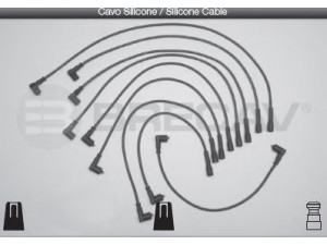 BRECAV 22.529 uždegimo laido komplektas 
 Kibirkšties / kaitinamasis uždegimas -> Uždegimo laidai/jungtys