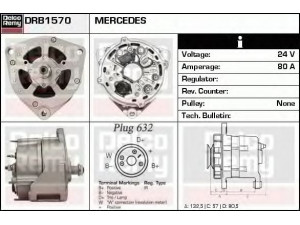 DELCO REMY DRB1570 kintamosios srovės generatorius 
 Elektros įranga -> Kint. sr. generatorius/dalys -> Kintamosios srovės generatorius
VOE9020549902