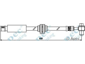 APEC braking HOS3885 stabdžių žarnelė 
 Stabdžių sistema -> Stabdžių žarnelės
13245046, 13327441, 20912237, 562129