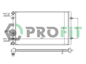 PROFIT PR 9523A2 radiatorius, variklio aušinimas 
 Aušinimo sistema -> Radiatorius/alyvos aušintuvas -> Radiatorius/dalys
1J0121253AD, 1J0121253AT, 1J0121253H