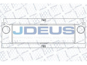JDEUS 817M45 tarpinis suslėgto oro aušintuvas, kompresorius 
 Variklis -> Oro tiekimas -> Įkrovos agregatas (turbo/superįkrova) -> Tarpinis suslėgto oro aušintuvas
6395010201