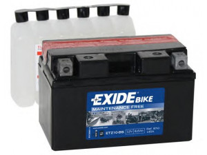 EXIDE ETZ10-BS starterio akumuliatorius; starterio akumuliatorius 
 Elektros įranga -> Akumuliatorius