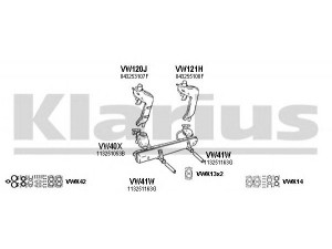 KLARIUS 930121U išmetimo sistema 
 Išmetimo sistema -> Išmetimo sistema, visa
