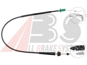 A.B.S. K35390 akceleratoriaus trosas 
 Kuro mišinio formavimas -> Karbiuratorius, sistema -> Valdymo sąsajos/amortizatorius/kameros
3A1.721.555A