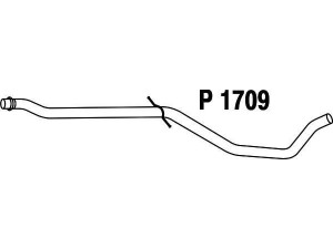 FENNO P1709 vidurinis duslintuvas 
 Išmetimo sistema -> Duslintuvas
BM50344, 1717-KK, 1717-KK