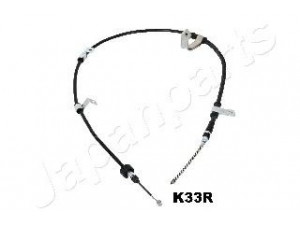 JAPANPARTS BC-K33R trosas, stovėjimo stabdys 
 Stabdžių sistema -> Valdymo svirtys/trosai
597701G000, 597701G010