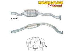 MAGNAFLOW 86055D katalizatoriaus keitiklis 
 Išmetimo sistema -> Katalizatoriaus keitiklis
1705V7