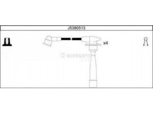 NIPPARTS J5380513 uždegimo laido komplektas 
 Kibirkšties / kaitinamasis uždegimas -> Uždegimo laidai/jungtys
27501-26C00, 27501-26D00