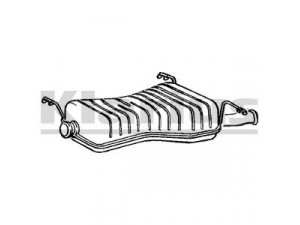 KLARIUS CN362J galinis duslintuvas 
 Išmetimo sistema -> Duslintuvas
172687, 1726A1, 96151664, 172687