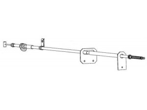 KAWE ZU02113 trosas, stovėjimo stabdys
54410A60A00, 54410A60A01, 54410A60A00