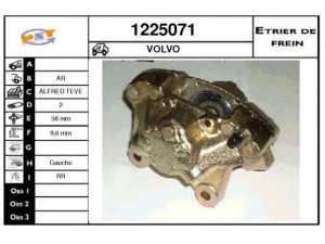 SNRA 1225071 stabdžių apkaba 
 Stabdžių sistema -> Stabdžių matuoklis -> Stabdžių matuoklio montavimas
35163179, 35464916
