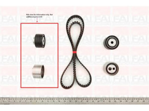 FAI AutoParts TBK214 paskirstymo diržo komplektas 
 Techninės priežiūros dalys -> Papildomas remontas
0831-61, 083161, 9400831609, 9467544580
