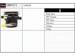 DELCO REMY DSP571 hidraulinis siurblys, vairo sistema 
 Vairavimas -> Vairo pavara/siurblys