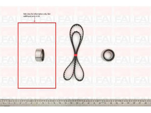 FAI AutoParts TBK68 paskirstymo diržo komplektas 
 Techninės priežiūros dalys -> Papildomas remontas