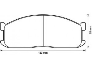 JURID 572331J stabdžių trinkelių rinkinys, diskinis stabdys
S08349280, SE963328Z, 3250077, 3256541