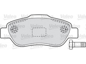 VALEO 598696 stabdžių trinkelių rinkinys, diskinis stabdys 
 Techninės priežiūros dalys -> Papildomas remontas
77362689, 77362691