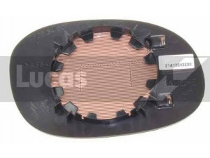 LUCAS ELECTRICAL LR-0333 veidrodėlio stiklas, stiklo elementas 
 Kėbulas -> Langai/veidrodėliai -> Veidrodėlis