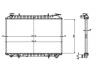 NRF 509534 radiatorius, variklio aušinimas 
 Aušinimo sistema -> Radiatorius/alyvos aušintuvas -> Radiatorius/dalys
214007C700, 214107C002, 214109C602