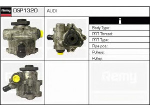 DELCO REMY DSP1320 hidraulinis siurblys, vairo sistema 
 Vairavimas -> Vairo pavara/siurblys
8E0145155N