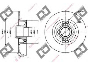 DJ PARTS BD1318 stabdžių diskas 
 Stabdžių sistema -> Diskinis stabdys -> Stabdžių diskas
7701207823