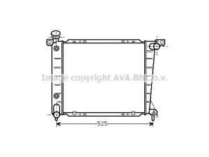 AVA QUALITY COOLING FD2199 radiatorius, variklio aušinimas 
 Aušinimo sistema -> Radiatorius/alyvos aušintuvas -> Radiatorius/dalys
E57H8005BA, E57H8005CA, E57H8005FA