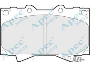 APEC braking PAD1076 stabdžių trinkelių rinkinys, diskinis stabdys 
 Techninės priežiūros dalys -> Papildomas remontas
04465-60151, 04465-60190, 04465-60230