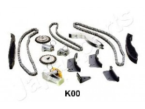 JAPANPARTS KDK-K00 pavaros grandinės komplektas 
 Variklis -> Variklio uždegimo laiko reguliavimo kontrolė -> Sinchronizavimo grandinė/įtempiklis/kreiptuvas -> Pavaros grandinės komplektas
23351-4A020, 23360-4A030, 23367-4A030