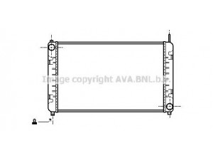 AVA QUALITY COOLING MS2153 radiatorius, variklio aušinimas
6675000101, 6685000101, 6685000201