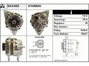 EDR 933465 kintamosios srovės generatorius 
 Elektros įranga -> Kint. sr. generatorius/dalys -> Kintamosios srovės generatorius
A2T03592, A2T35092, A2T38491, A2T38891