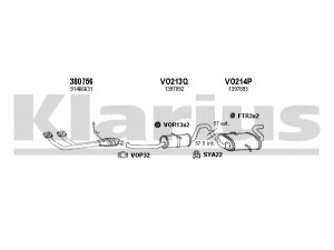 KLARIUS 960096U išmetimo sistema 
 Išmetimo sistema -> Išmetimo sistema, visa