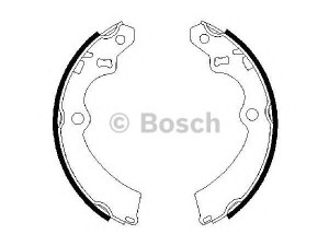 BOSCH 0 986 487 427 stabdžių trinkelių komplektas 
 Techninės priežiūros dalys -> Papildomas remontas