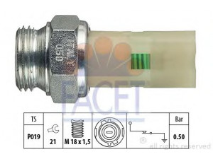 FACET 7.0075 alyvos slėgio jungiklis 
 Variklis -> Variklio elektra
T0771828, 60 01 055 056, 77 00 771 828
