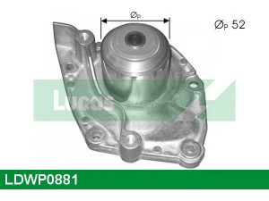 LUCAS ENGINE DRIVE LDWP0881 vandens siurblys 
 Aušinimo sistema -> Vandens siurblys/tarpiklis -> Vandens siurblys
1741067JGO, 21010AW300, 1741067JGO