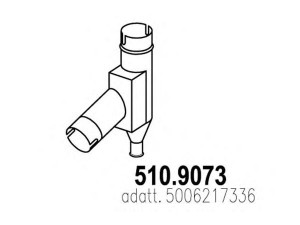 ASSO 510.9073 išleidimo kolektorius
5006217336