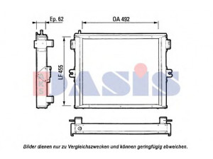 AKS DASIS 400310N radiatorius, variklio aušinimas
8594275