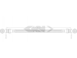 SPIDAN 39812 stabdžių žarnelė 
 Stabdžių sistema -> Stabdžių žarnelės
KB09243810, KK15043810, MB09243810A