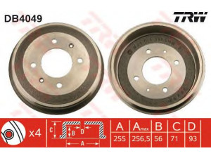 TRW DB4049 stabdžių būgnas 
 Stabdžių sistema -> Būgninis stabdys -> Stabdžių būgnas
424717, 7910028721, 424717, 7910028721