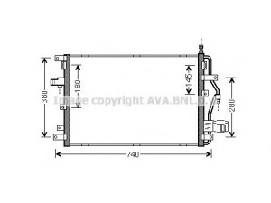 AVA QUALITY COOLING VO5158 kondensatorius, oro kondicionierius 
 Oro kondicionavimas -> Kondensatorius
30665563, 8683523