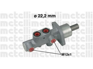 METELLI 05-0542 pagrindinis cilindras, stabdžiai 
 Stabdžių sistema -> Pagrindinis stabdžių cilindras
4601.P2
