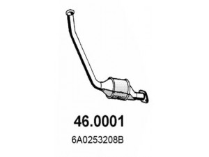 ASSO 46.0001 katalizatoriaus keitiklis 
 Išmetimo sistema -> Katalizatoriaus keitiklis
6A0253208A, 6A0253208B