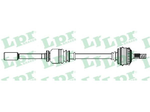 LPR DS52318 kardaninis velenas 
 Ratų pavara -> Kardaninis velenas
1041558, 9639858280