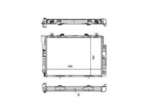 NRF 55332 radiatorius, variklio aušinimas 
 Aušinimo sistema -> Radiatorius/alyvos aušintuvas -> Radiatorius/dalys
1405002003, 1405002103, A1405002003
