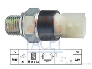 FACET 7.0179 alyvos slėgio jungiklis 
 Variklis -> Variklio elektra
82 00 359 629, 82 00 367 215, 82 00 367 216