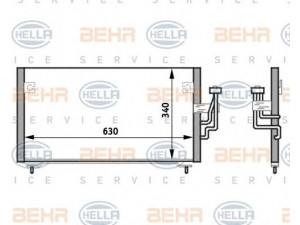 HELLA 8FC 351 024-151 kondensatorius, oro kondicionierius 
 Oro kondicionavimas -> Kondensatorius
CAA311B095, MR-513005, MR216132