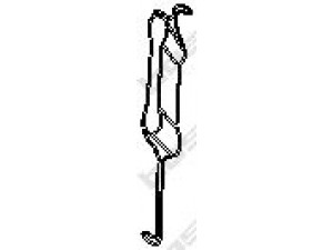BOSAL 255-787 guminė juosta, išmetimo sistema 
 Išmetimo sistema -> Surinkimo dalys -> Atskiros surinkimo dalys -> Guminė juosta
4 214 979