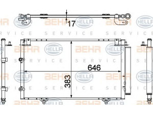HELLA 8FC 351 307-391 kondensatorius, oro kondicionierius 
 Oro kondicionavimas -> Kondensatorius
88460-06070, 88460-06070