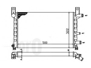 LORO 017-017-0011 radiatorius, variklio aušinimas 
 Aušinimo sistema -> Radiatorius/alyvos aušintuvas -> Radiatorius/dalys
1004038, 1004039, 1107118, 1654321