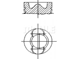 MAHLE ORIGINAL E76040 stūmoklis
3520306018