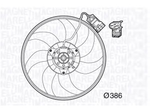 MAGNETI MARELLI 069422569010 ventiliatorius, radiatoriaus 
 Aušinimo sistema -> Oro aušinimas
13 41 337, 1341337, 24 40 2524