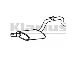 KLARIUS JR286V vidurinis duslintuvas 
 Išmetimo sistema -> Duslintuvas
EBC10076, EBC10076, EBC10076, EBC10076